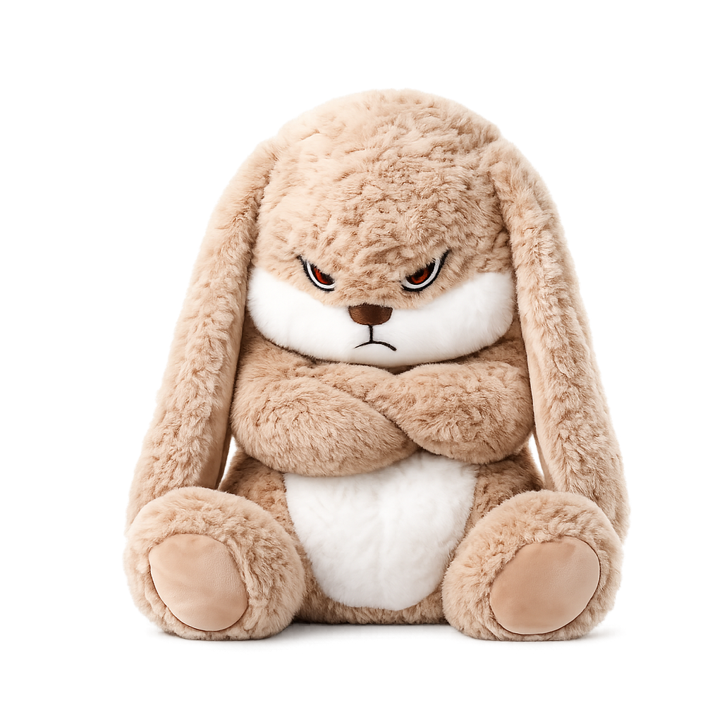 Peluche Conejo enfadado